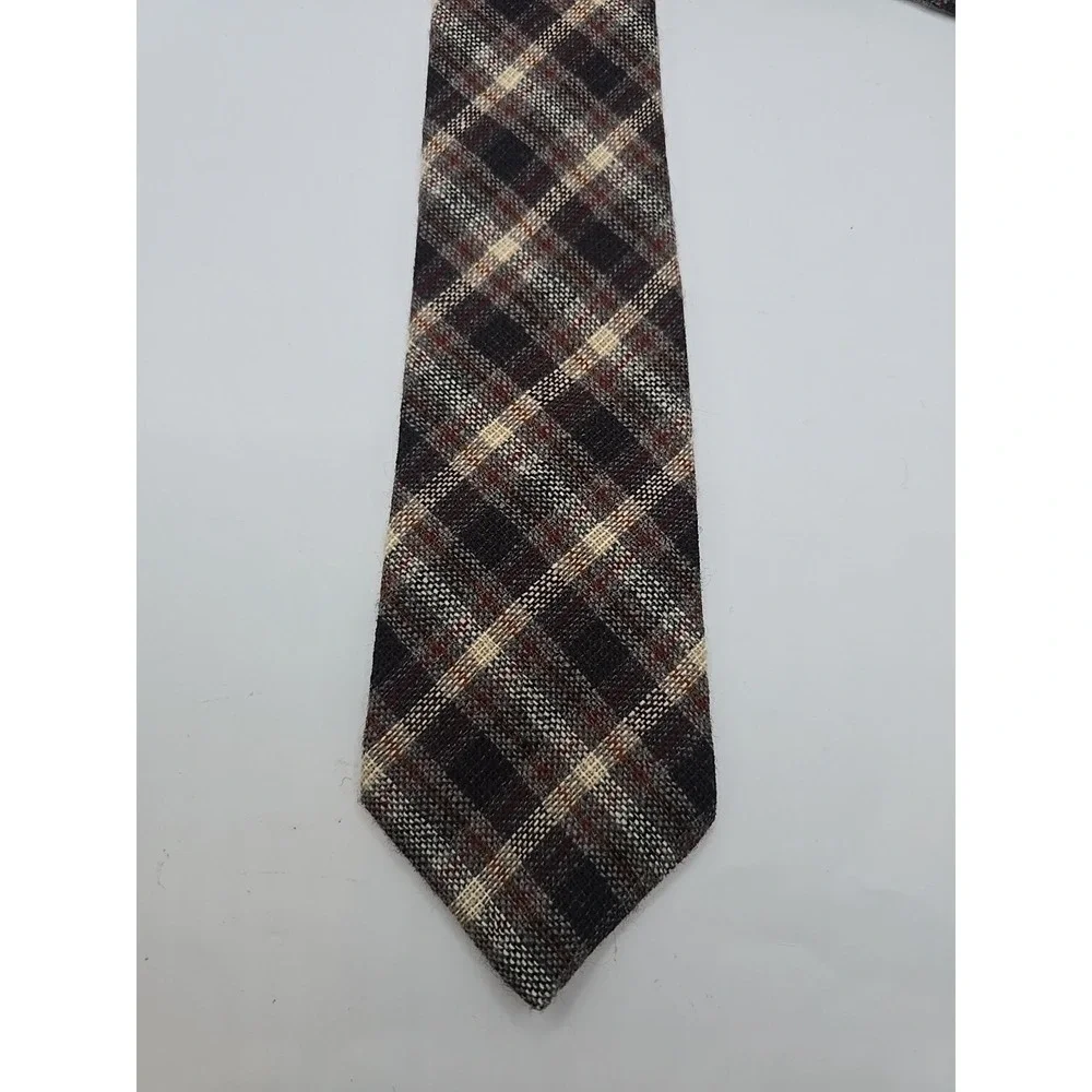 Vintage Glengala Tie Necktie Mens‎ Wool  Scotland 3